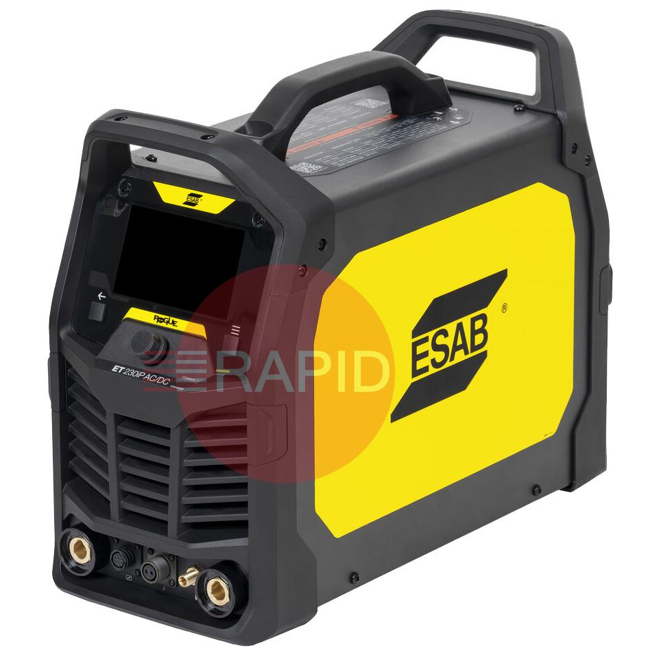 0479100400  ESAB Rogue ET 230iP AC/DC Ready To Weld Air Cooled Package w/ 4m TIG Torch - 115 / 230v, 1ph